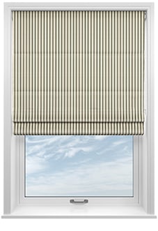 The British Stripe Co. Catherine, Chilterns No.1 - Roman Blind